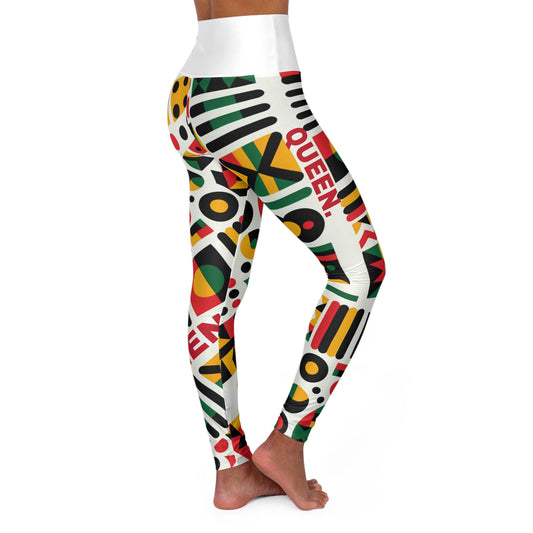 Queen. High-Waisted Women's Leggings, Yoga Leggings