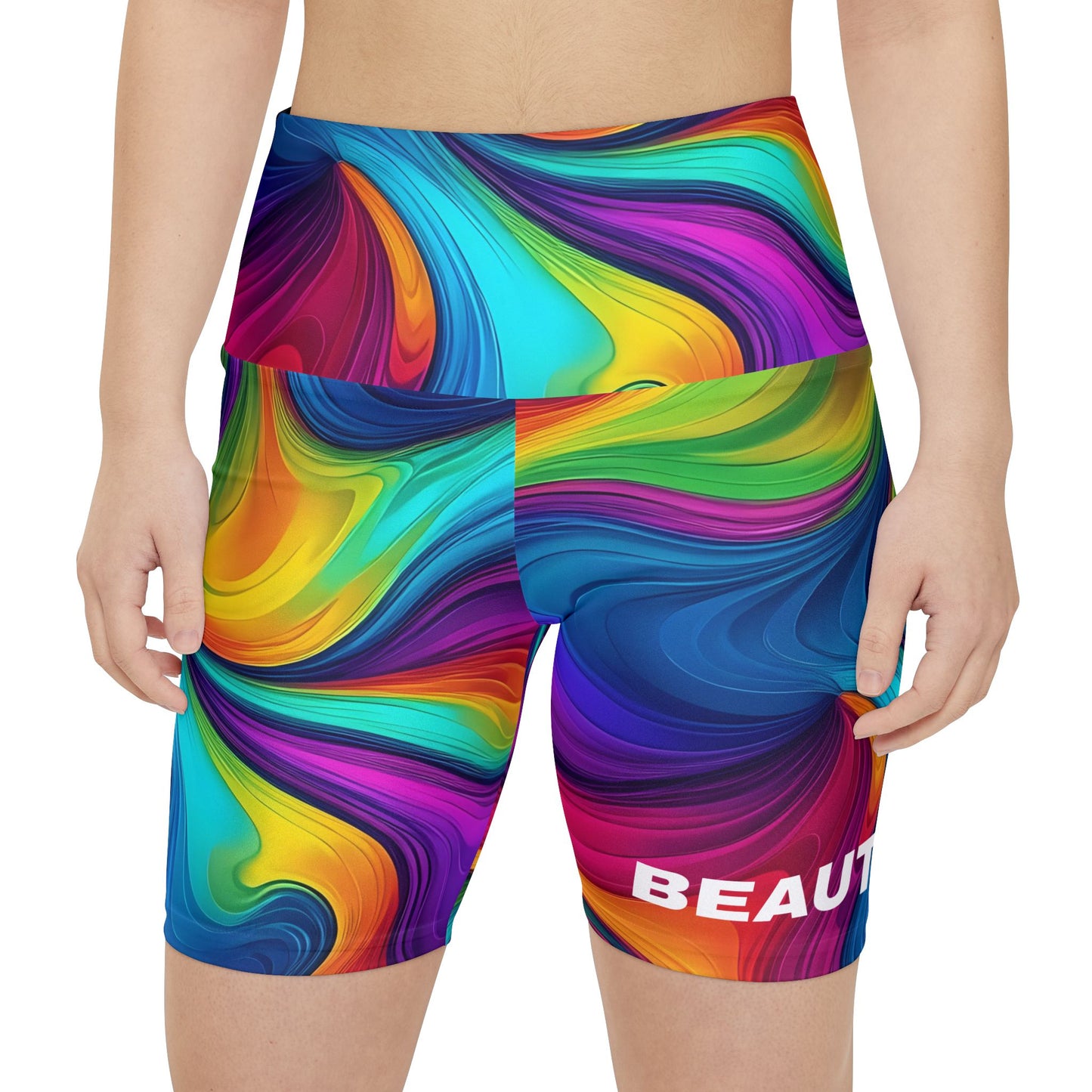 Beautiful. Women's Biker Shorts - Graphic  Activewear