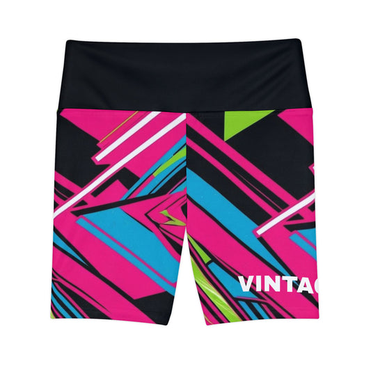 Vintage. Women's Biker Shorts - Graphic  Activewear