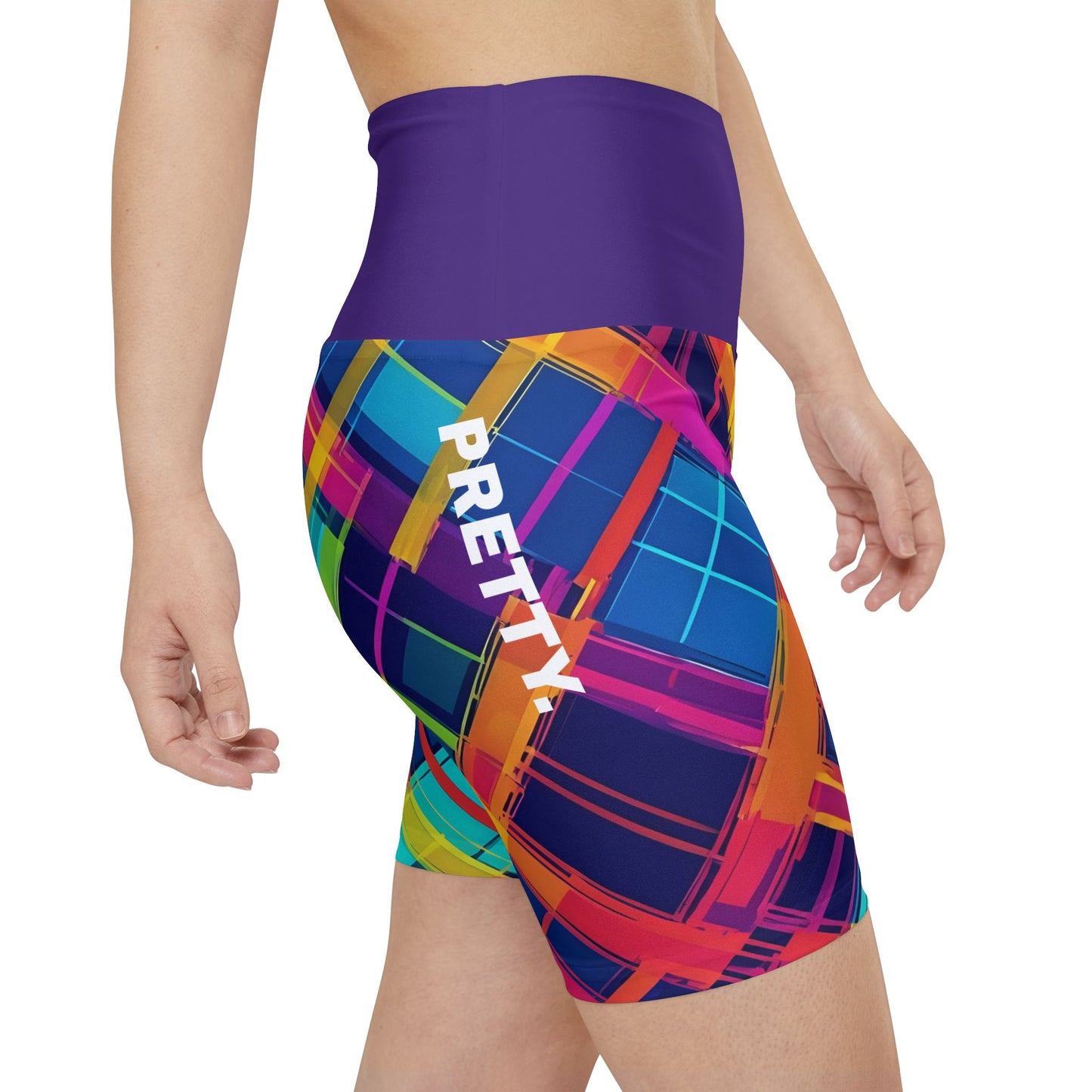 Pretty. Women's Biker Shorts - Graphic  Activewear