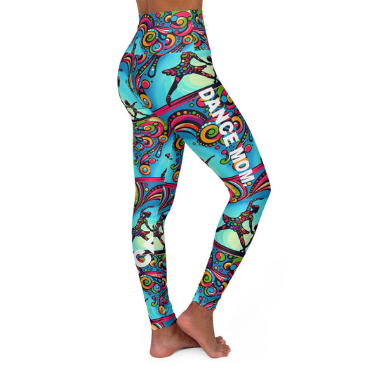 Dance Mom. High-Waisted Women's Leggings, Yoga Leggings