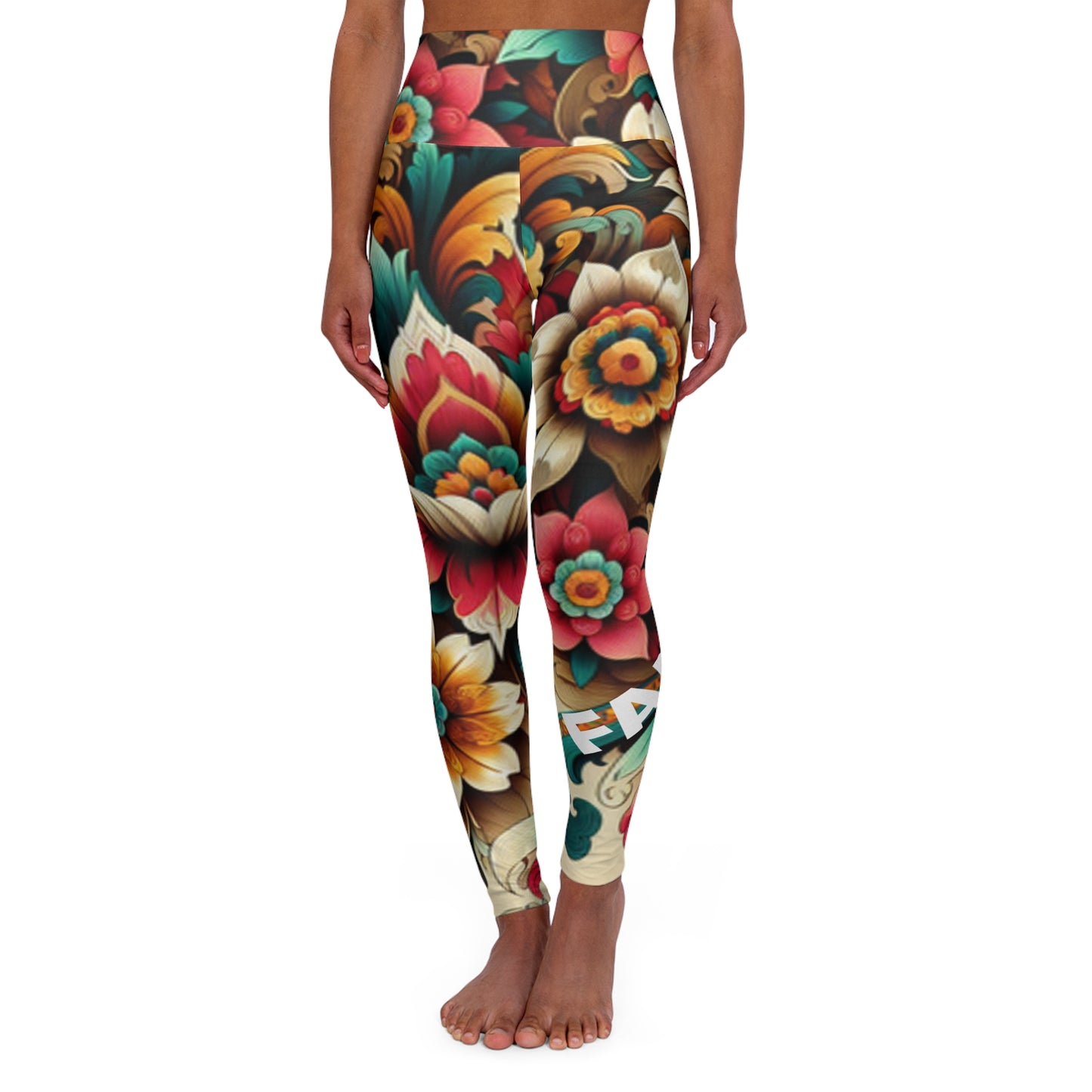 Fancy. High-Waisted Women's Leggings, Yoga Leggings
