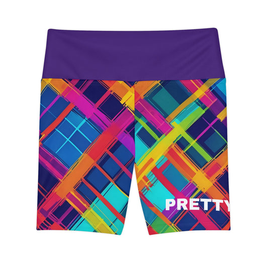 Pretty. Women's Biker Shorts - Graphic  Activewear