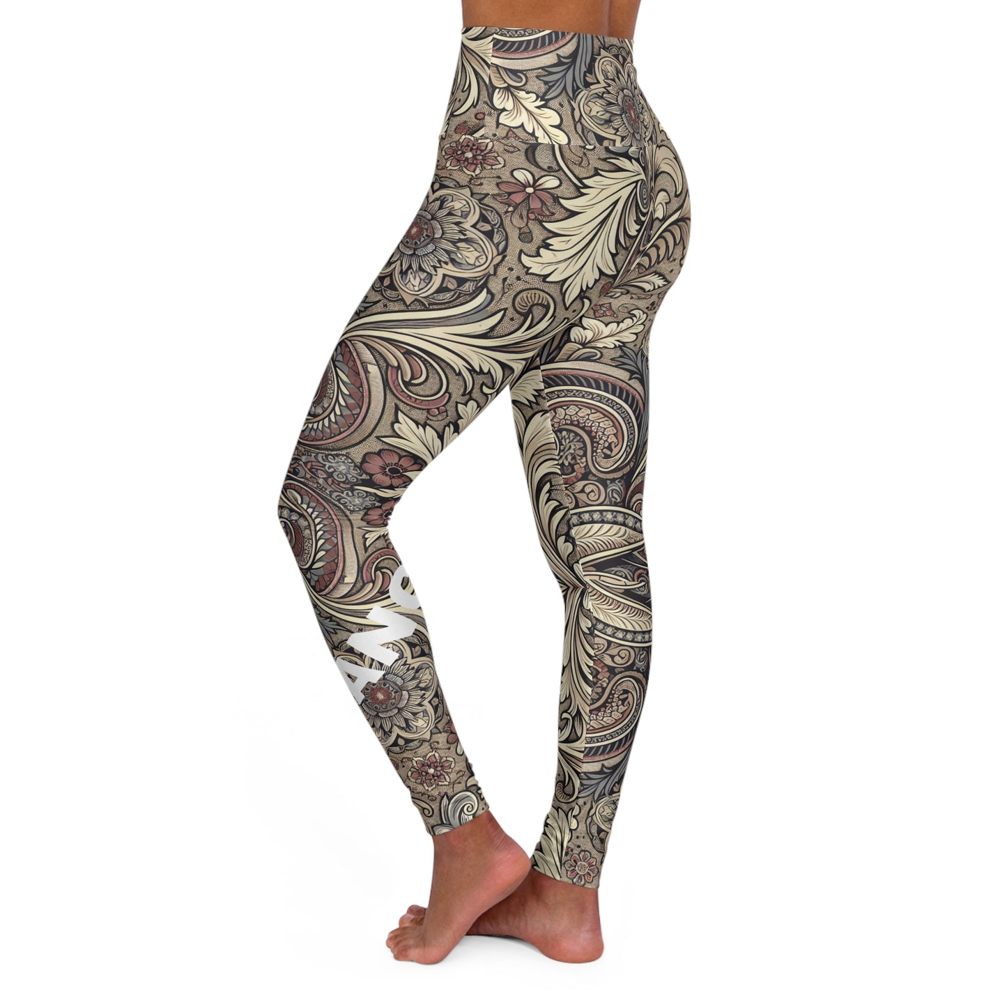 Fancy. High-Waisted Women's Leggings, Yoga Leggings