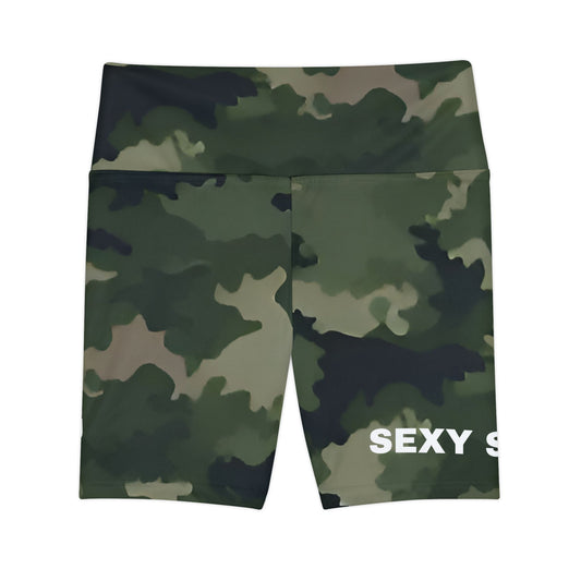 Sexy Soldier. Women's Biker Shorts - Graphic  Activewear