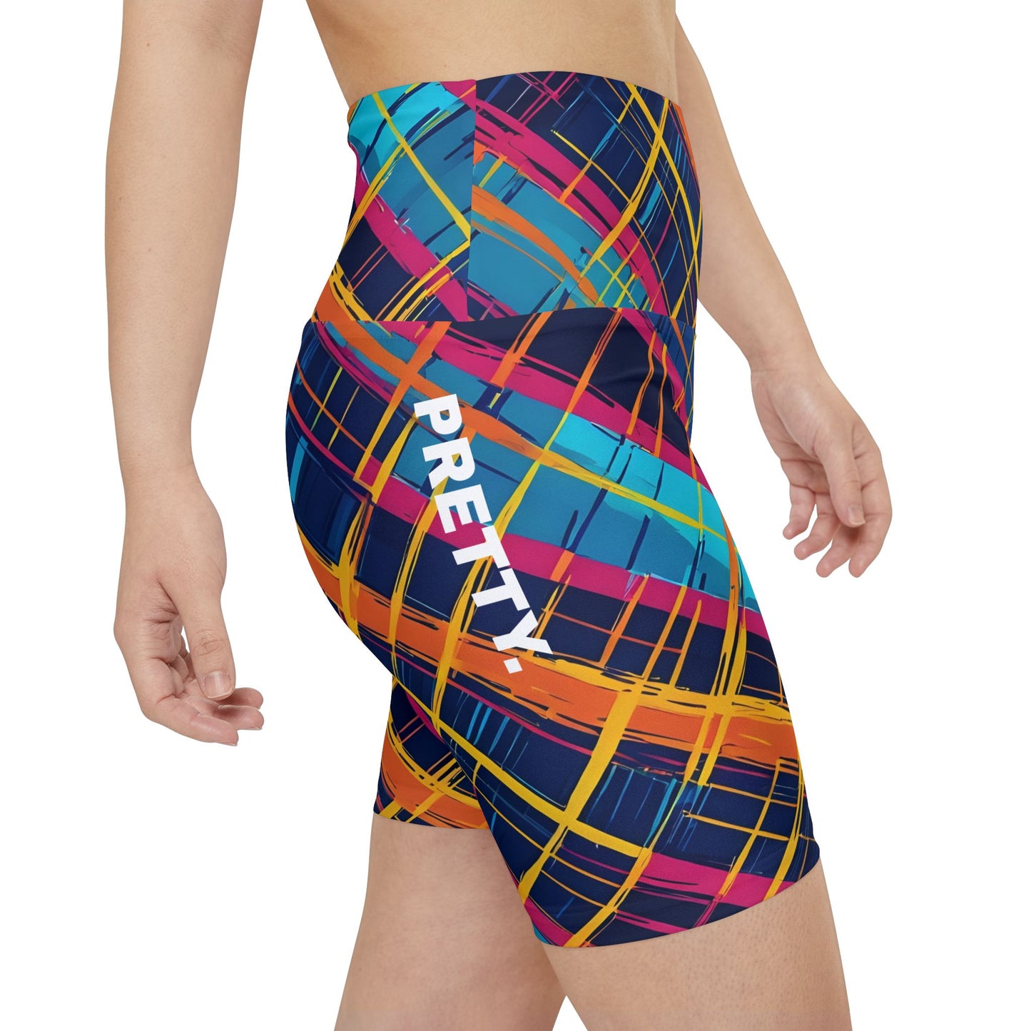 Pretty. Women's Biker Shorts - Graphic  Activewear
