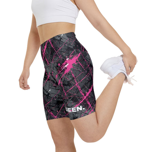 Queen. Women's Biker Shorts - Graphic  Activewear