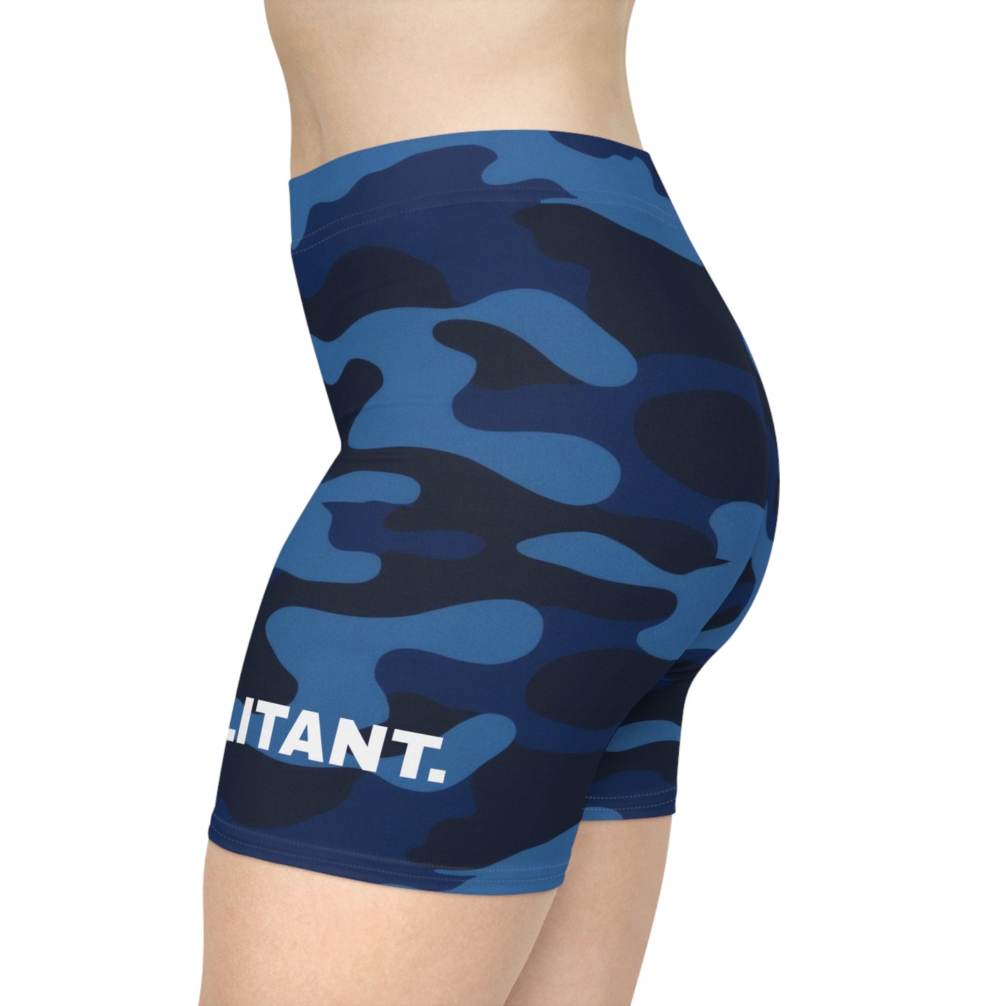 Militant. Women's Biker Shorts - Graphic  Activewear