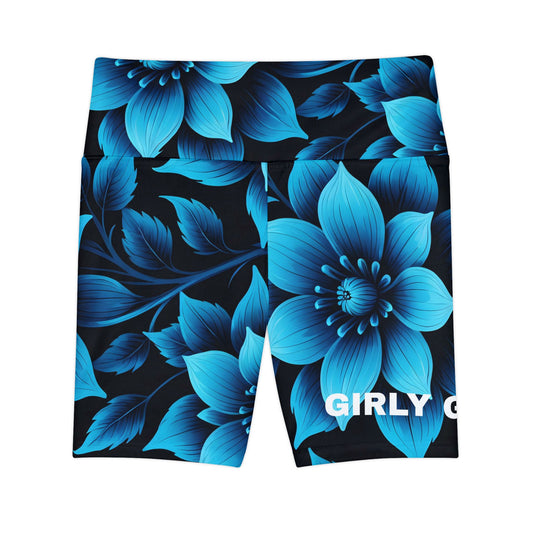 Girly Girl. Women's Biker Shorts - Graphic  Activewear
