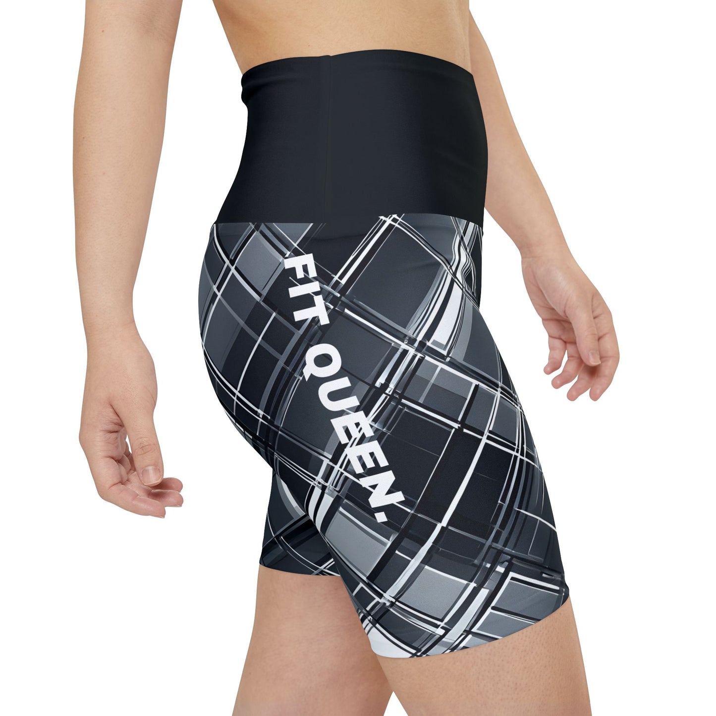 Fit Queen. Women's Biker Shorts - Graphic  Activewear