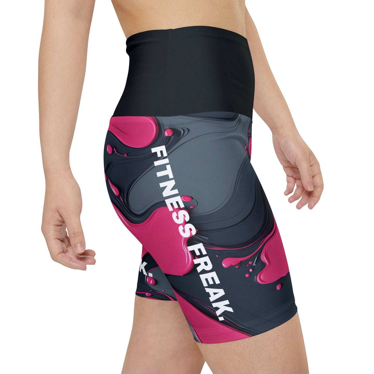 Fitness Freak. Women's Biker Shorts - Graphic  Activewear