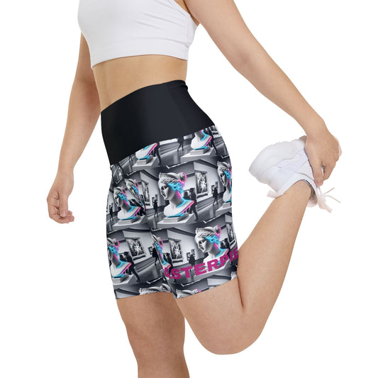 Masterpiece. Women's Biker Shorts - Graphic  Activewear