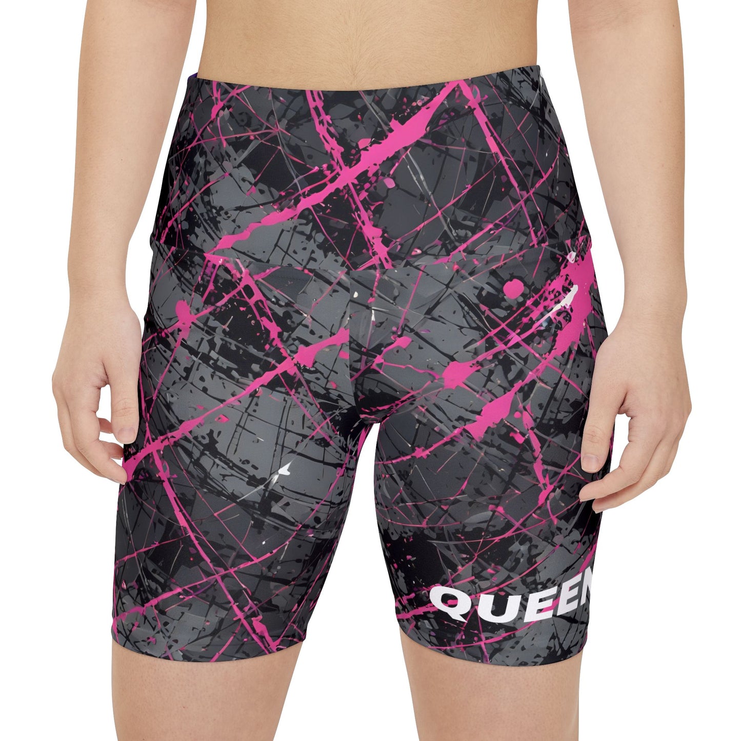Queen. Women's Biker Shorts - Graphic  Activewear