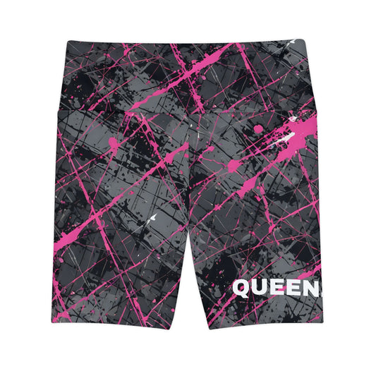 Queen. Women's Biker Shorts - Graphic  Activewear