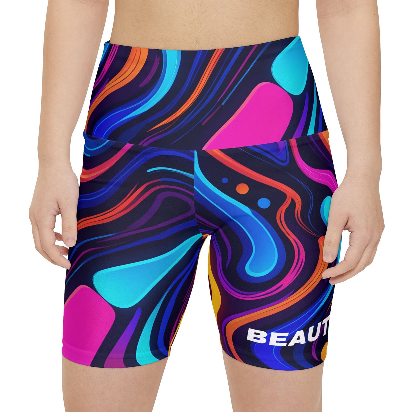 Beautiful. Women's Biker Shorts - Graphic  Activewear
