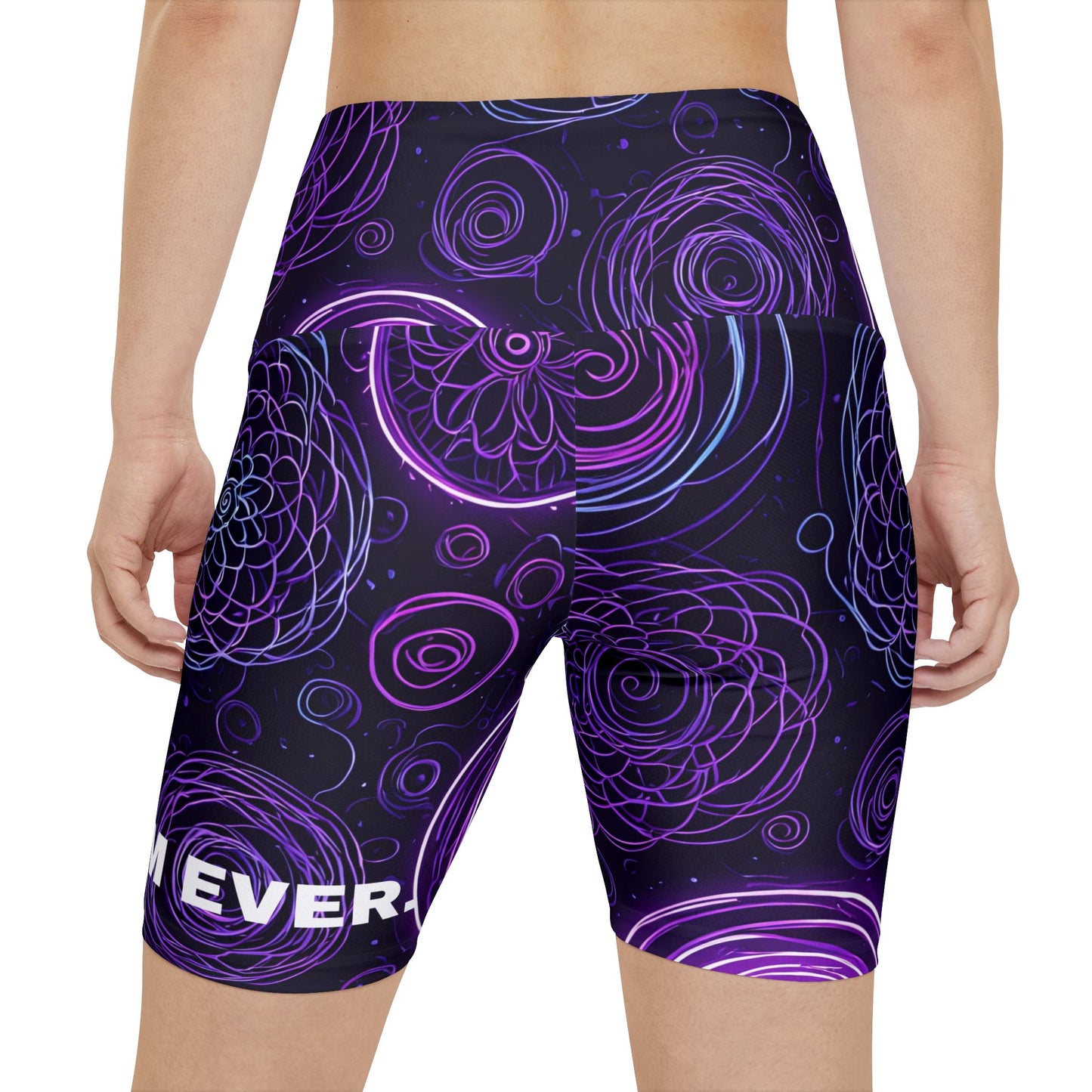 Best Mom Ever. High-Waisted Women's Biker Shorts.